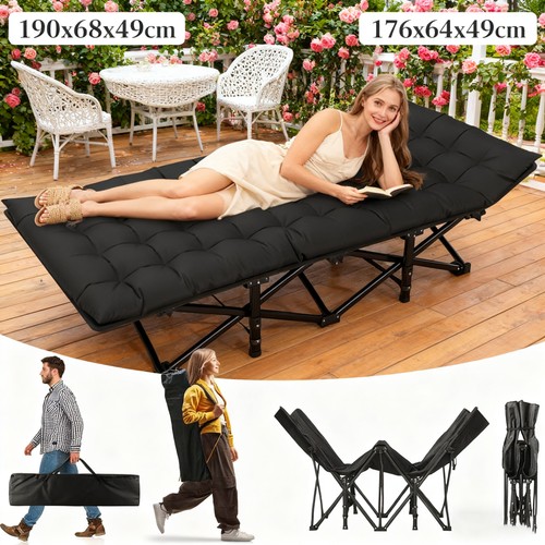 Single folding bed camping - folding,